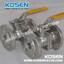 Stainless Steel Floating Ball Valve with Lever Operation